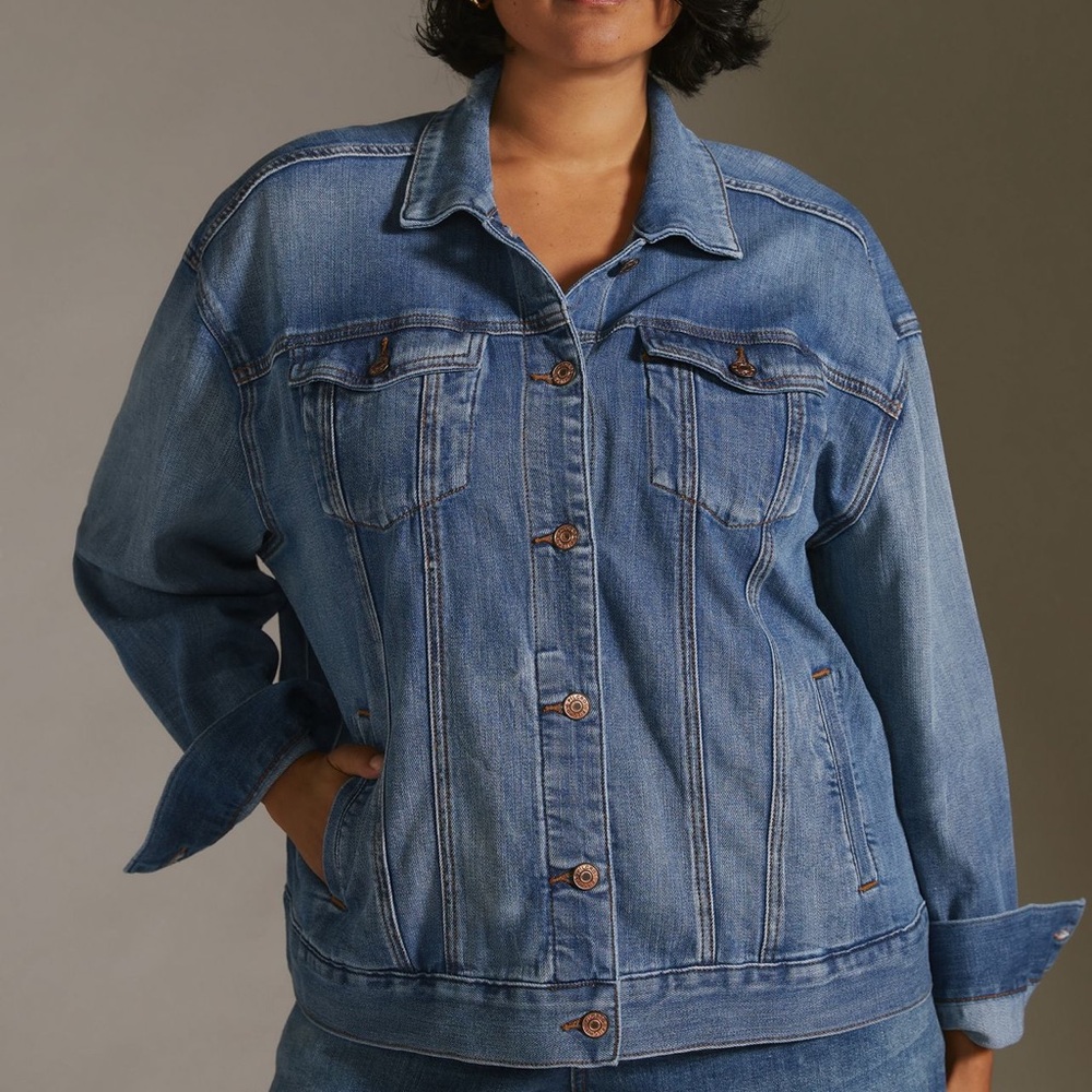 Anthropologie Pilcro Blue Jean Jacket